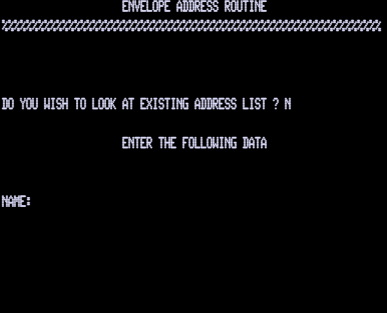 Screen shot